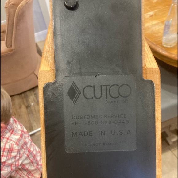 CUTCO knife block and table knife case. $100 OBO - Picture 8 of 8